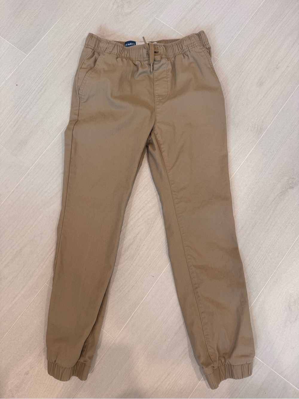 Old Navy boys Tan Jogger Chinos